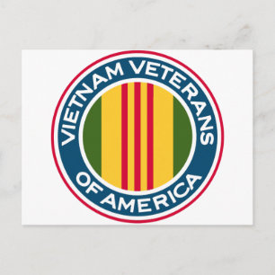Cartão Postal Logotipo Vietnamita dos Estados Unidos