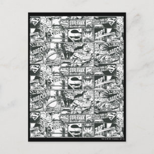 Cartão Postal Logotipos preto e branco