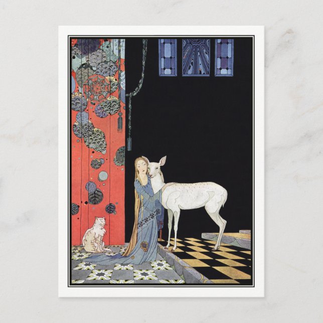 Cartão Postal Loira de Virginia Frances Sterrett (Frente)