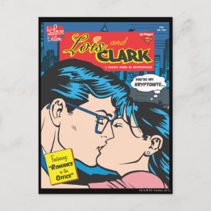 Cartão Postal Lois e Clark Comic