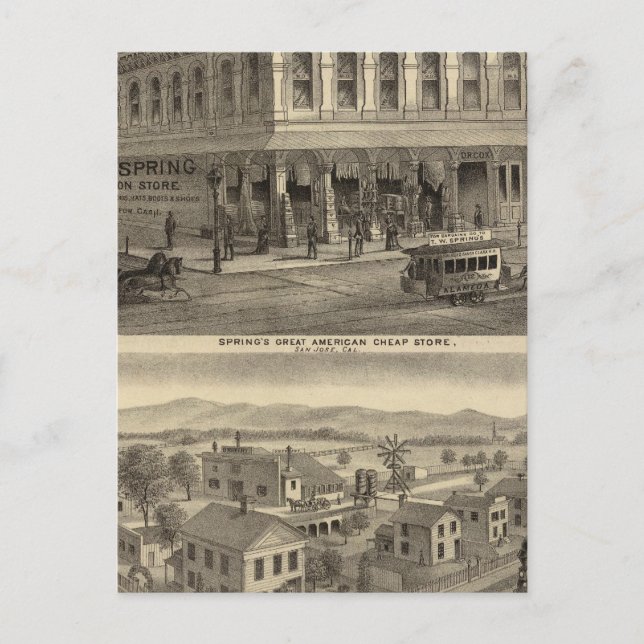 Cartão Postal Loja, cervejaria, San Jose (Frente)