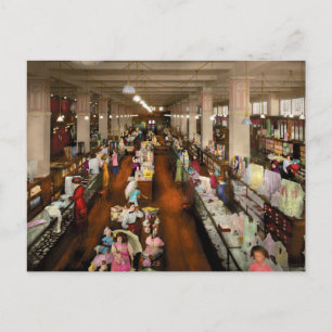 Cartão Postal Loja de departamentos - Escolha feminina 1905