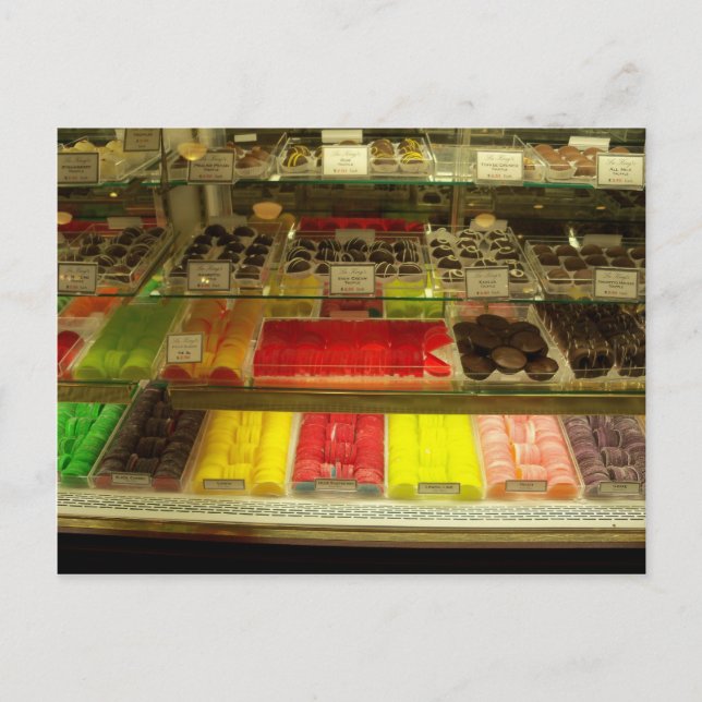Cartão Postal Loja de Doces Antigos (Frente)