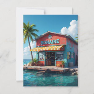 Cartão Postal loja de lanches de Bonaire