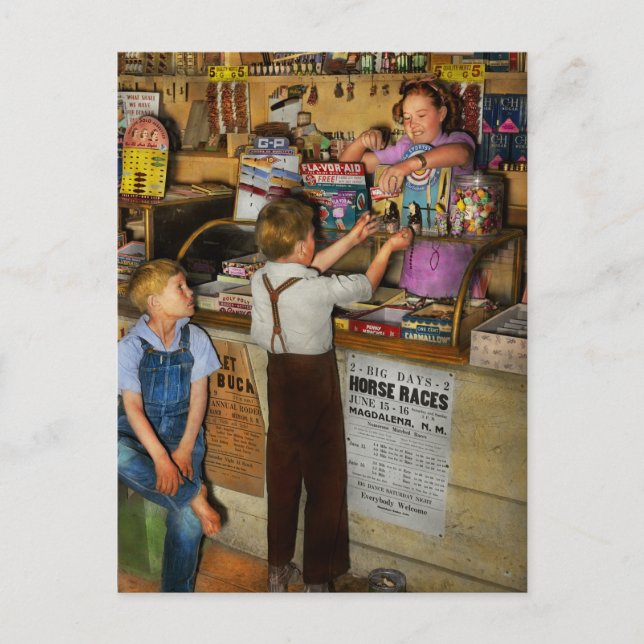 Cartão Postal Loja - Doces para nós dois 1940 (Frente)