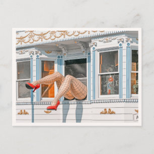 Cartão Postal Loja Retro San Francisco Haight Ashbury Pernas