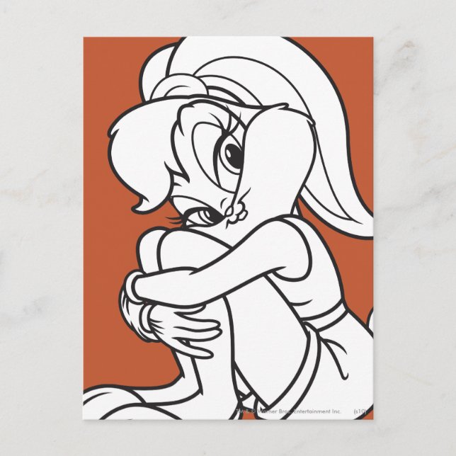 Cartão Postal Lola Bunny Flirty (Frente)