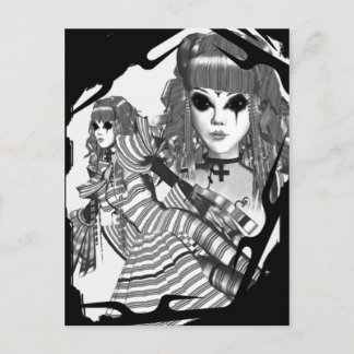 Cartão Postal lolita gótica