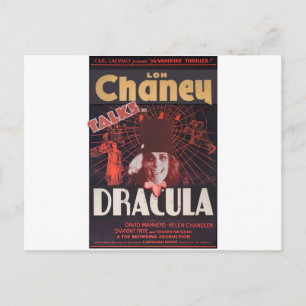 Cartão Postal Lon Chaney como Dracula