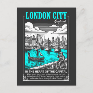 Cartão Postal London City England In the Heart of the Capital