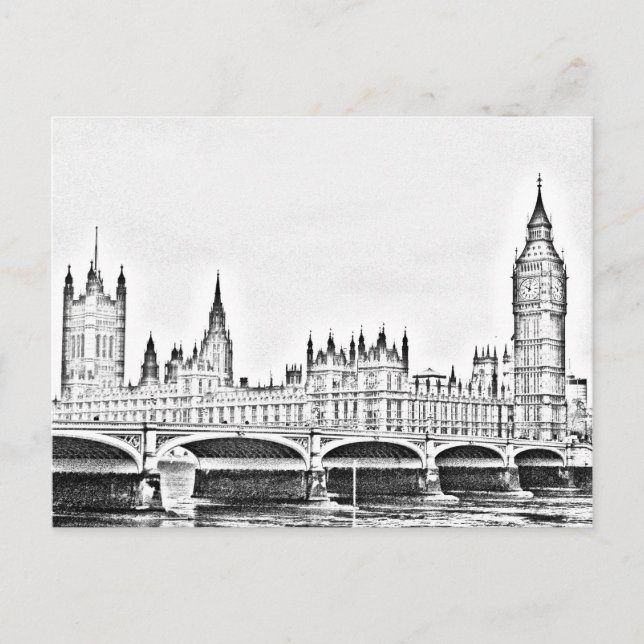 Cartão Postal LONDON clássico (Frente)