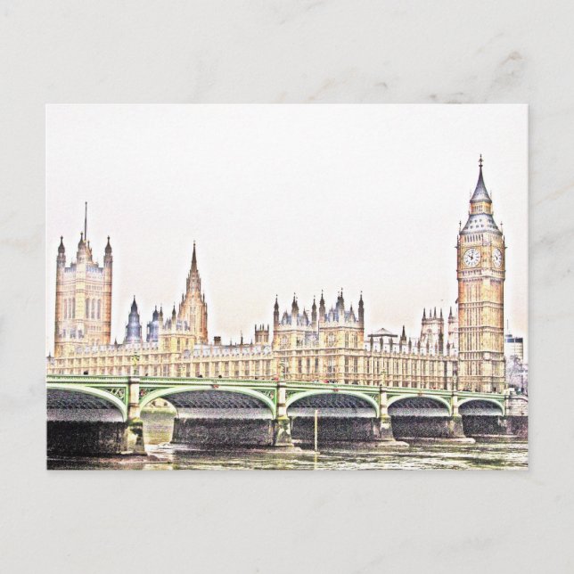 Cartão Postal LONDON clássico (Frente)