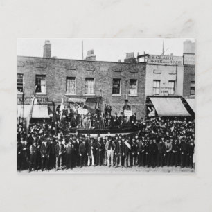 Cartão Postal London Dock Strike, 1889