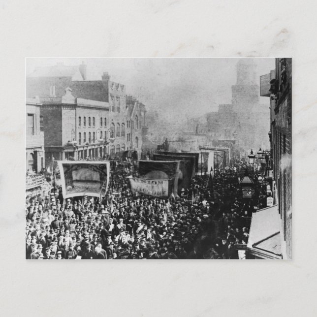 Cartão Postal London Dock Strike, 1889 (Frente)