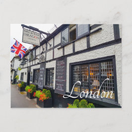 Cartão Postal London England Excelente UK Pub Architecture