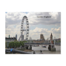 London England Skyline, Big Ben, London Eye, Thame