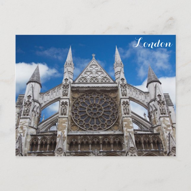 Cartão Postal London England Westminster Abbey Photo (Frente)