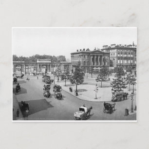 Cartão Postal London Hyde Park, início da Inglaterra dos anos 1