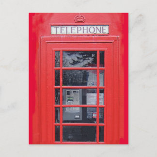 Cartão Postal London Red Telephone Box