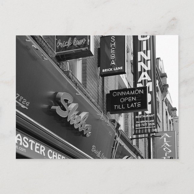 Cartão Postal London Stores (Frente)