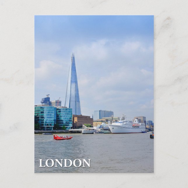 Cartão Postal London The Shard UK (Frente)