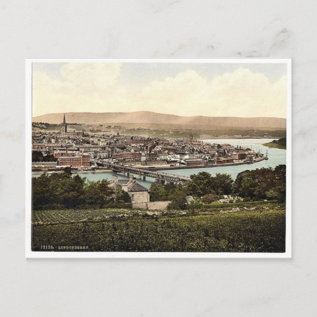 Cartão Postal Londonderry. Co. Limerick, Irlanda magnífico Pho (Frente)