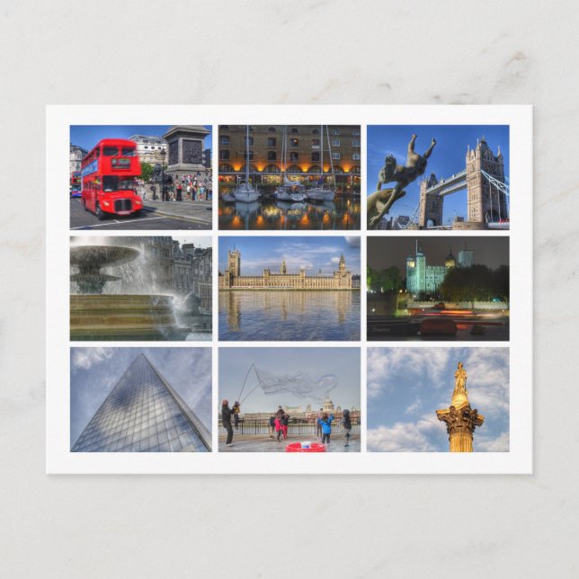 Cartão Postal Londres (Frente)