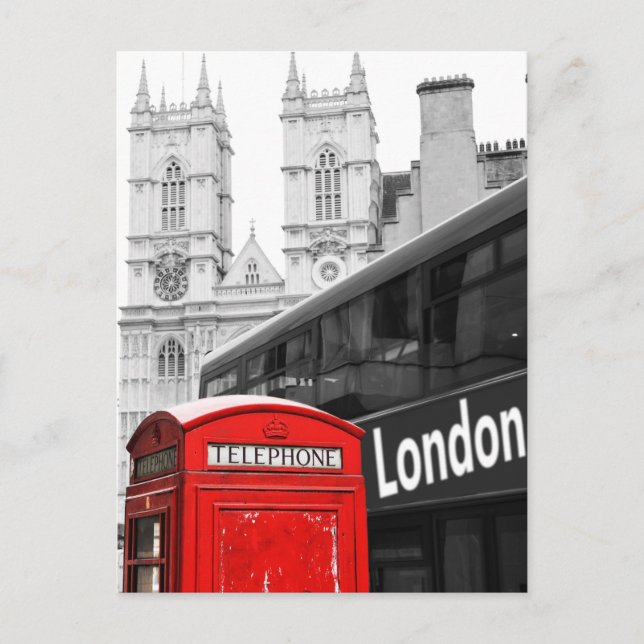 Cartão Postal Londres (Frente)