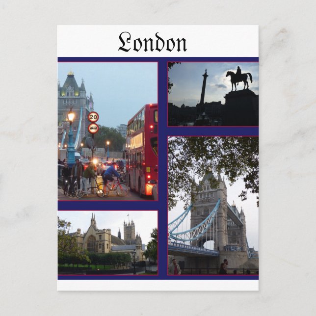 Cartão Postal Londres (Frente)