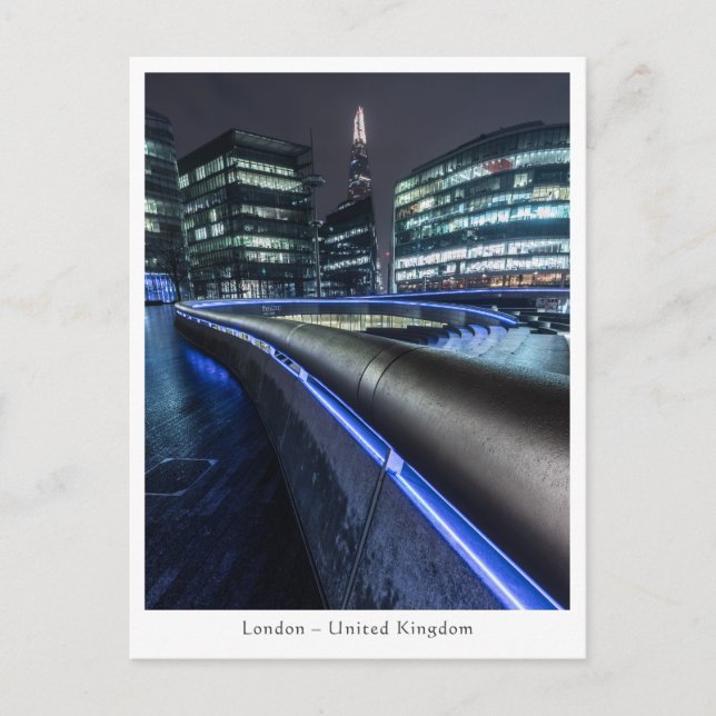 Cartão Postal Londres à noite (Frente)