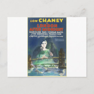 Cartão Postal LONDRES APÓS MEIA-NOITE por Philip J. Riley