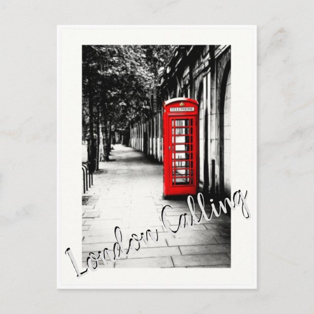 Cartão postal - Londres Chamando (Frente)