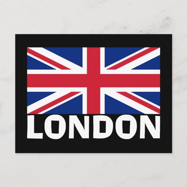 Cartão Postal Londres em Branco (Frente)