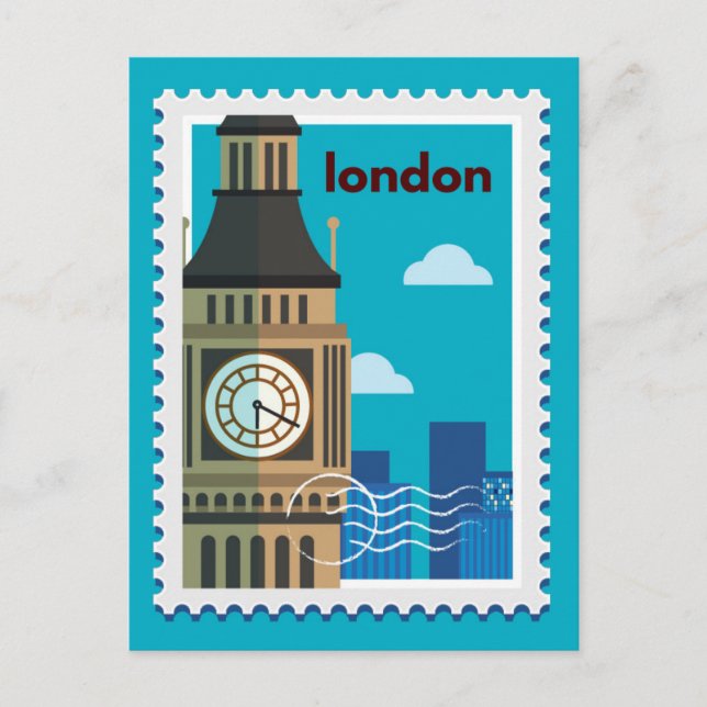 Cartão Postal Londres Inglaterra (Frente)