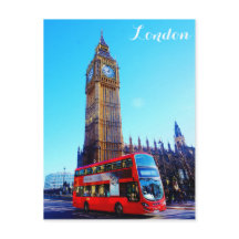 Londres Inglaterra Big Ben Red Bus