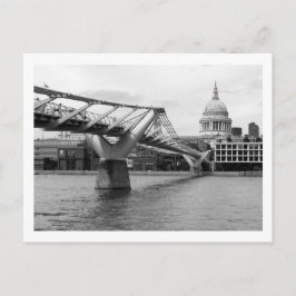 Cartão Postal Londres: Ponte do Milênio & Catedral de São Paulo