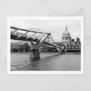 Cartão Postal Londres: Ponte do Milênio & Catedral de São Paulo