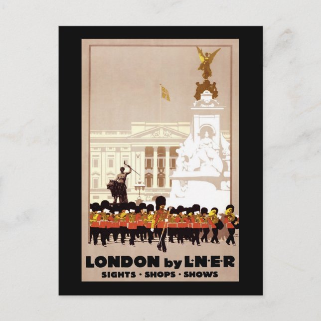 Cartão Postal Londres por LNER (Frente)