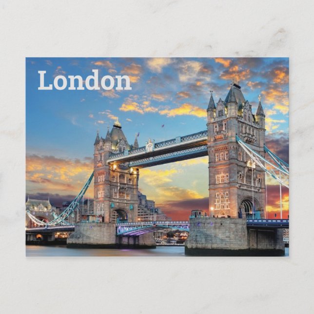 Cartão Postal Londres Postkarte (Frente)