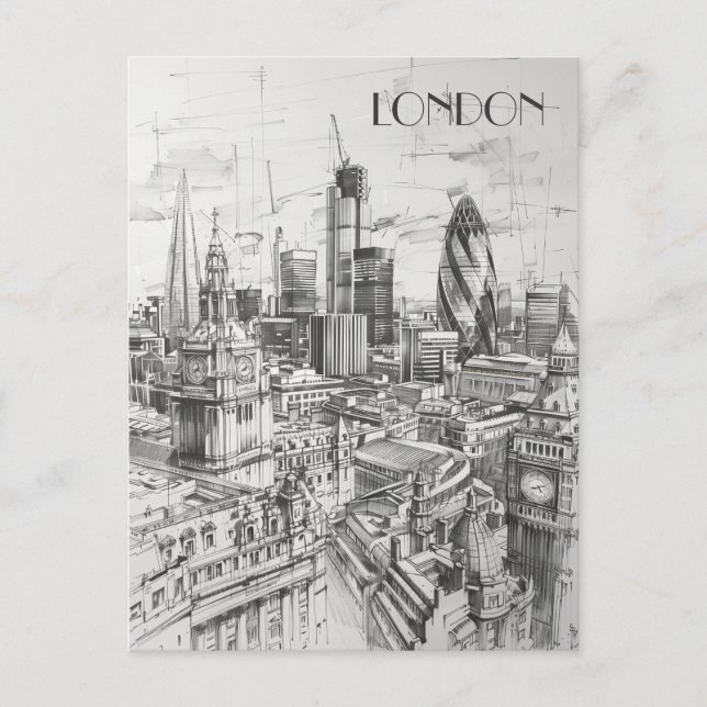 Cartão Postal Londres Reino Unido (Frente)