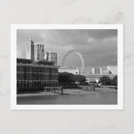 Cartão Postal Londres: Torre OXO, London Eye e Rio Tâmisa
