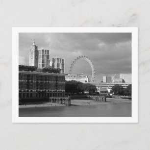 Cartão Postal Londres: Torre OXO, London Eye e Rio Tâmisa