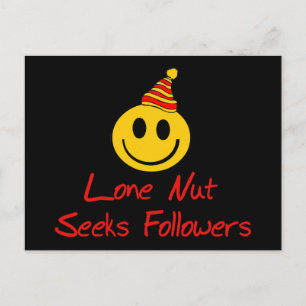 Cartão Postal Lone Nut Busca Seguidores