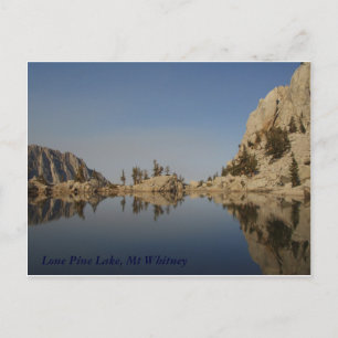 Cartão Postal Lone Pine Lake, Mt Whitney