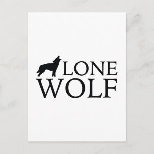 Cartão Postal Lone Wolf