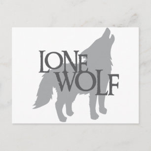 CARTÃO POSTAL LONE WOLF