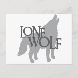 CARTÃO POSTAL LONE WOLF