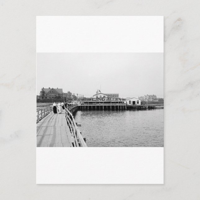 Cartão Postal Longe da entrada, 1904 (Frente)