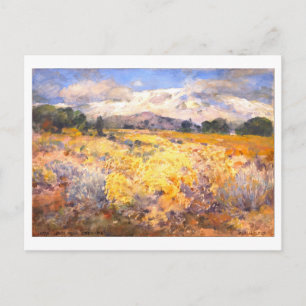 Cartão Postal Long's Peak, Colorado, Pintura