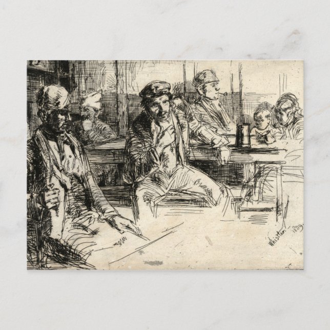 Cartão Postal Longshoremen - Assobiador - 1859 (Frente)